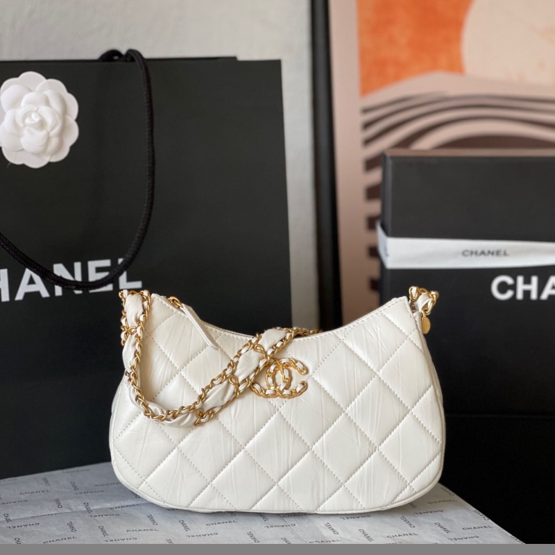 Ch*el top handle bags